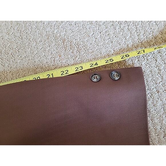 Vintage 1970's Double Knit Polyester 3 Piece Suit Brown - Picture 11 of 15